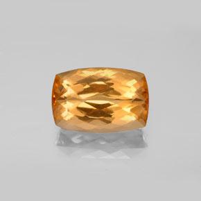 Topacio imperial Naranja intenso natural de 4.63 ct, Corte Cojín, VVS
