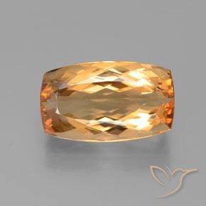 6.29ct Natural Naranja intenso Topacio imperial, Forma Cojín, VVS