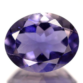 Iolita azul natural de 1,95 ct, corte óvalo, VS-SI