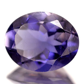Iolita azul natural de 1,95 ct, corte óvalo, VS-SI