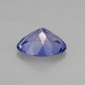 Iolita violeta natural de 1,29 ct, corte óvalo, VS