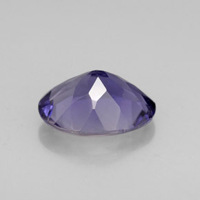Iolita azul natural de 1,39 ct, corte óvalo, VS