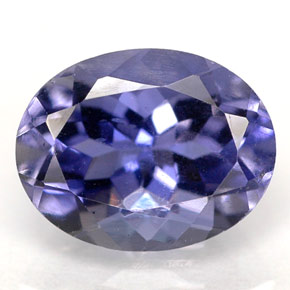 iolita Azul violeta natural de 1.60 ct, Corte Óvalo, VS