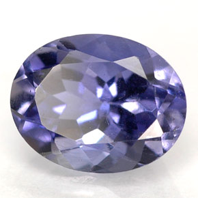 iolita Azul violeta natural de 1.60 ct, Corte Óvalo, VS