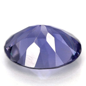 Iolita azul natural de 1,39 ct, corte óvalo, VS