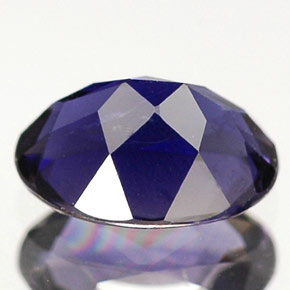 iolita Azul violeta natural de 0.58 ct, Corte Óvalo, VS