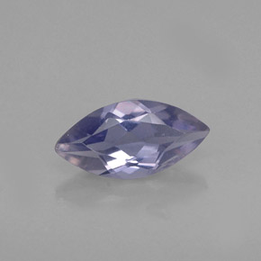 Iolita violeta natural de 0,44 ct, marquesa, VS-SI