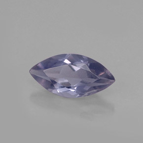 Iolita violeta natural de 0,44 ct, marquesa, VS-SI