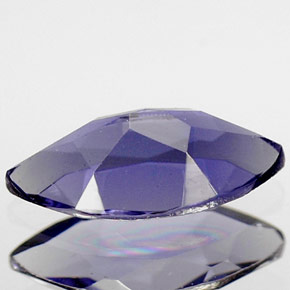 Iolita azul natural de 0,43 ct, marquesa, VS
