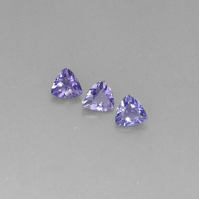 Gemas de iolita violeta natural de  ct, trillón, VS