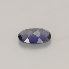 Iolita violeta natural de 0,56 ct, corte óvalo, VS