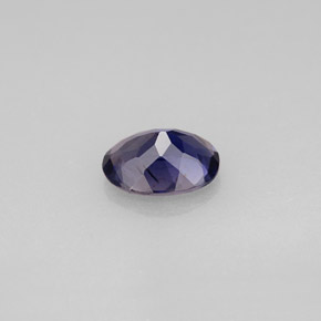Iolita azul natural de 0,63 ct, corte óvalo, VS-SI