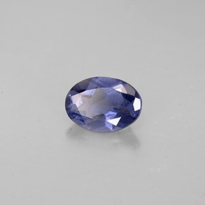 iolita Violeta natural de 0.57 ct, Corte Óvalo, VS