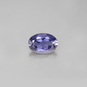iolita Violeta natural de 0.60 ct, Corte Óvalo, VS