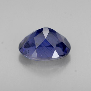 Iolita azul natural de 1,23 ct, corte óvalo, VS-SI