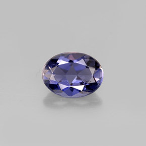 iolita Violeta natural de 0.94 ct, Corte Óvalo, VS