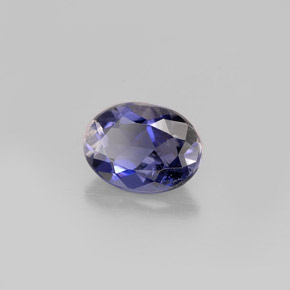 iolita Violeta natural de 0.94 ct, Corte Óvalo, VS