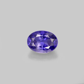iolita Violeta natural de 0.83 ct, Corte Óvalo, VVS-VS