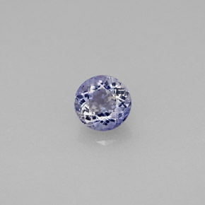 iolita Azul violeta natural de 0.52 ct, Corte Redondo, VS