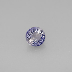 iolita Azul violeta natural de 0.52 ct, Corte Redondo, VS