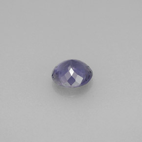 Iolita azul natural de 0,48 ct, corte redondo, VVS-VS