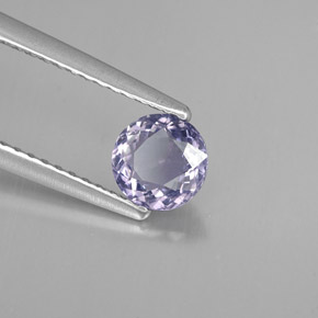 iolita Azul violeta natural de 0.47 ct, Corte Redondo, VS