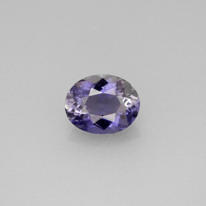 iolita Azul violeta natural de 0.73 ct, Corte Óvalo, VVS-VS