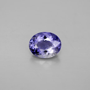 iolita Azul violeta natural de 0.67 ct, Corte Óvalo, VVS