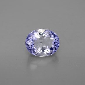 iolita Violeta natural de 1.03 ct, Corte Óvalo, VS