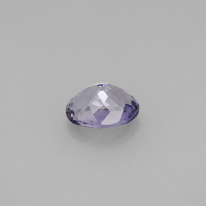 Iolita violeta natural de 0,75 ct, corte óvalo, VS