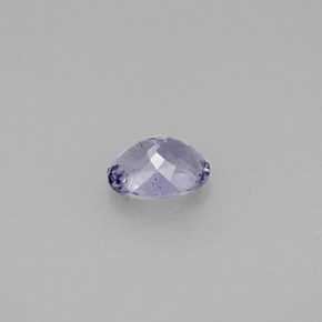 Iolita violeta natural de 0,54 ct, corte óvalo, VS
