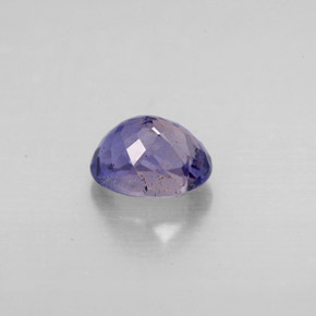 Iolita violeta natural de 0,92 ct, corte óvalo, VS-SI