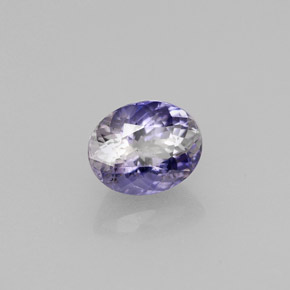 iolita Violeta natural de 0.80 ct, Corte Óvalo, VS