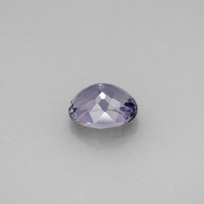 Iolita azul natural de 0,73 ct, corte óvalo, VS