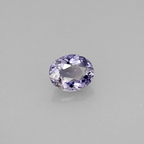 Iolita azul natural de 0,52 ct, corte óvalo, VS-SI