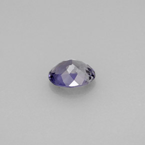 Iolita violeta natural de 0,52 ct, corte óvalo, VVS-VS