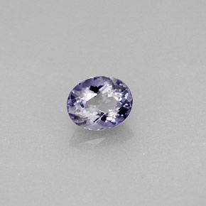 iolita Azul violeta natural de 0.59 ct, Corte Óvalo, VS