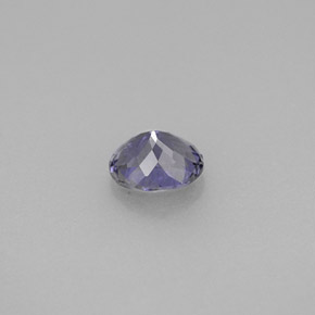 Iolita violeta natural de 0,49 ct, corte óvalo, VS