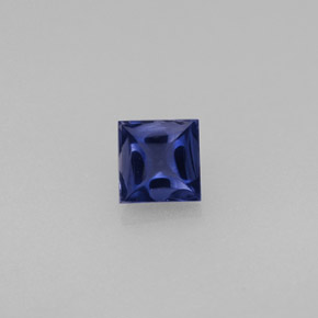 Iolita azul natural de 0,36 ct, transparente, transparente / translúcido