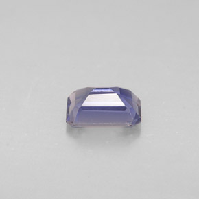 Iolita azul natural de 0,45 ct, corte esmeralda, VS