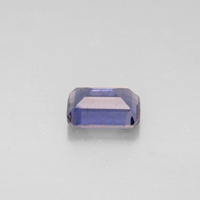Iolita azul natural de 0,46 ct, corte esmeralda, VS