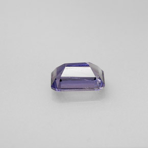 Iolita azul natural de 0,48 ct, corte esmeralda, VS