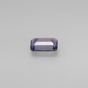 Iolita azul natural de 0,45 ct, corte esmeralda, VS