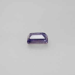 Iolita azul natural de 0,52 ct, corte esmeralda, VS
