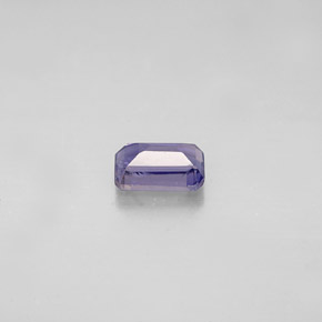 Iolita azul natural de 0,48 ct, corte esmeralda, VS-SI