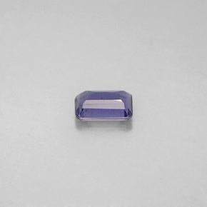 Iolita azul natural de 0,44 ct, corte esmeralda, VS