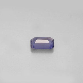 Iolita azul natural de 0,44 ct, corte esmeralda, VS