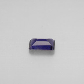 Iolita azul natural de 0,36 ct, corte esmeralda, VS