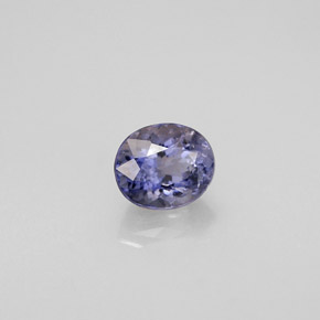 iolita Azul violeta natural de 0.44 ct, Corte Óvalo, VS