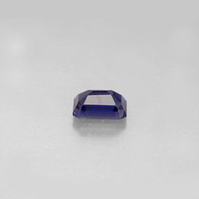 Iolita azul natural de 0,57 ct, corte esmeralda, VS
